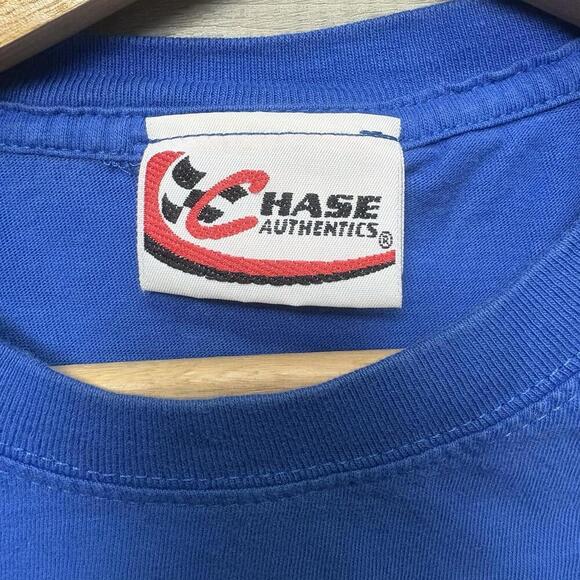 Vintage Dale Earnhardt Jr NASCAR T-Shirt XL Chase Authentics National Guard Blue - Picture 3 of 6